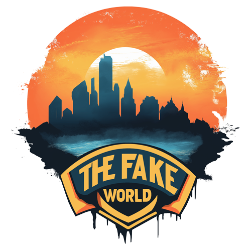 The Fake World Logo